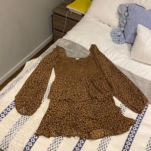 Cheetah Romper